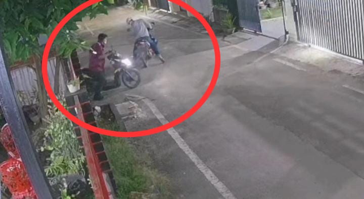 Aksi Komplotan Curanmor Terekam CCTV, Warga Gunung Sulah Semakin Resah