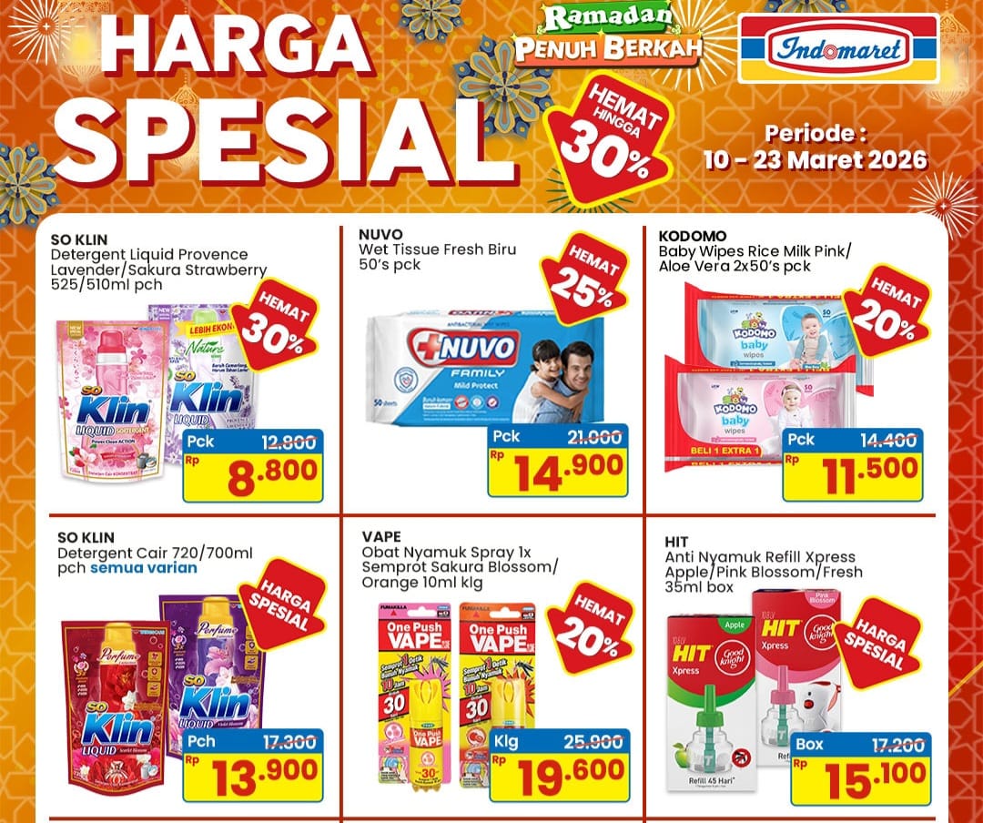 Daftar Promo Indomaret Terbaru Ramadan 2026: Nugget, Yogurt, Kopi hingga Sabun Diskon Sampai 30 Persen
