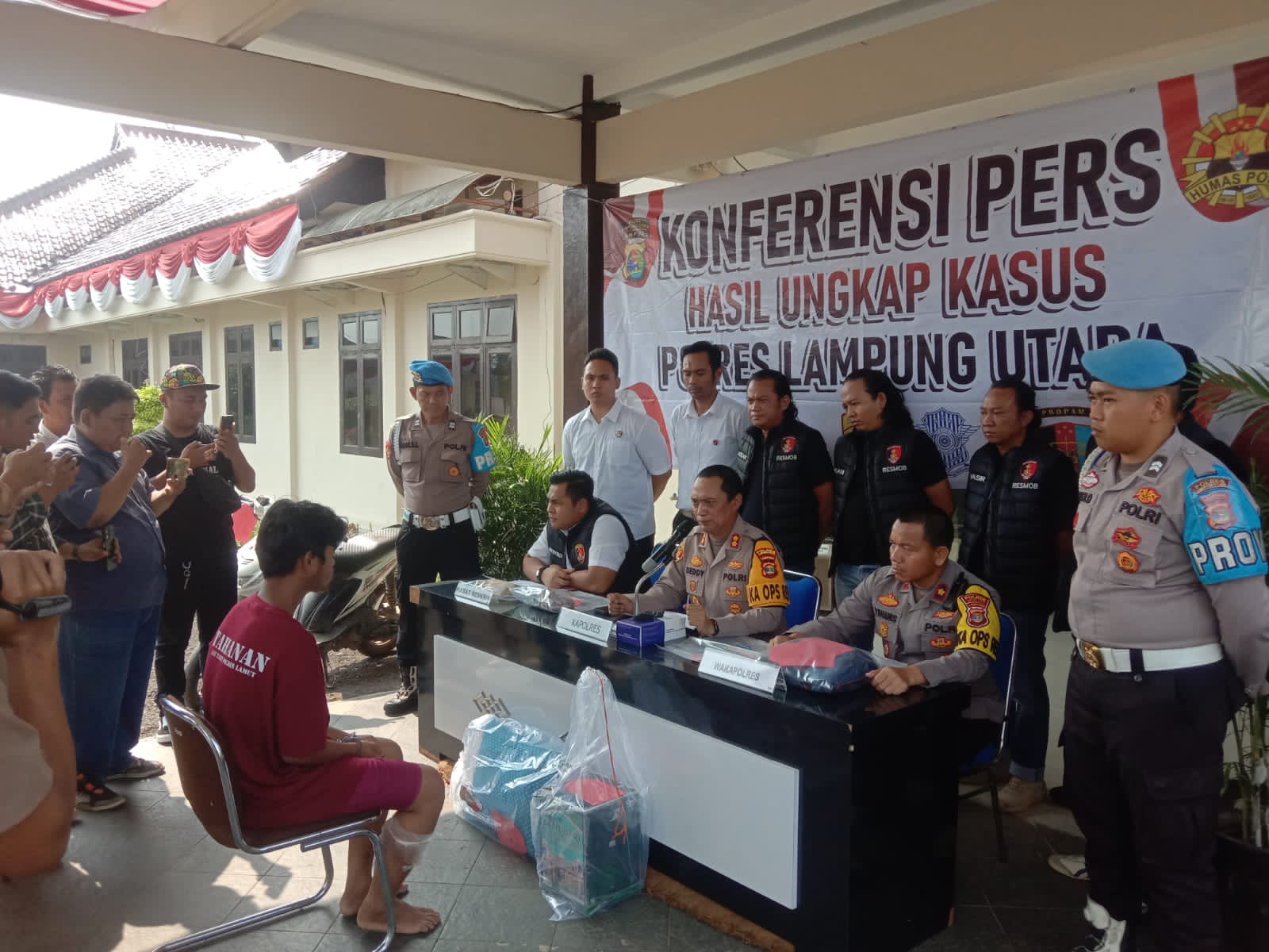 Tersangka Pembunuhan Disertai Pemerkosaan Karyawan Warung Sate Diringkus