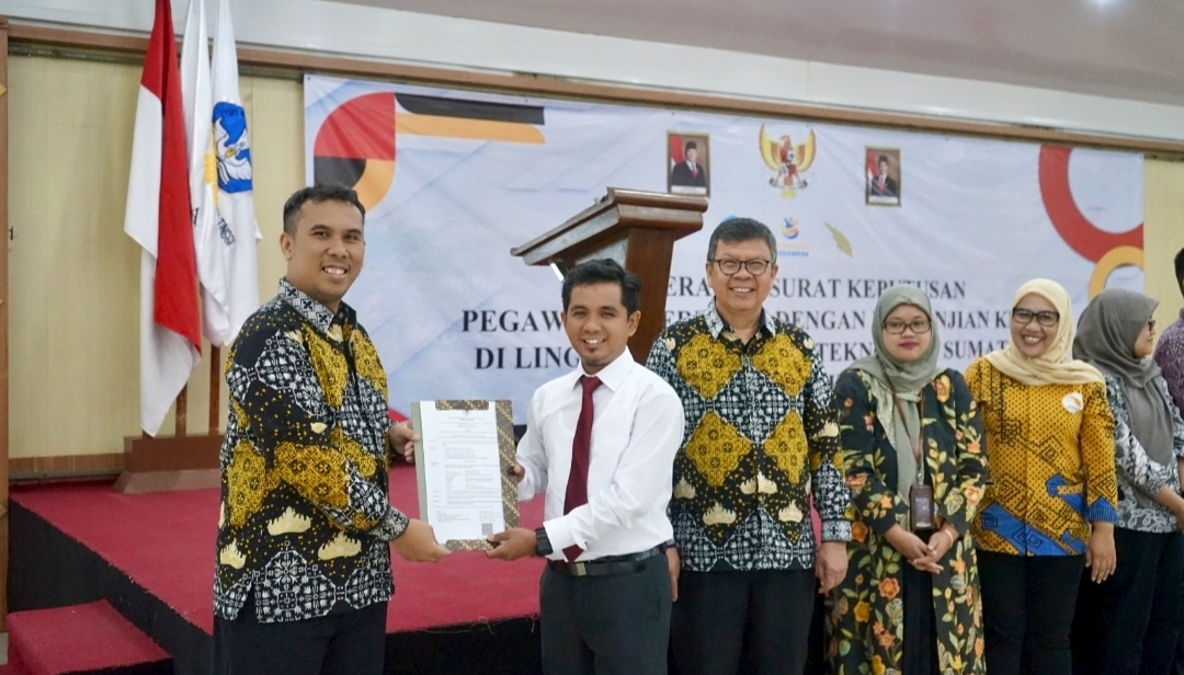 Itera Resmi Angkat Ratusan PPPK, Rektor: Jadilah Bagian dari Sejarah Baik Kampus Ini