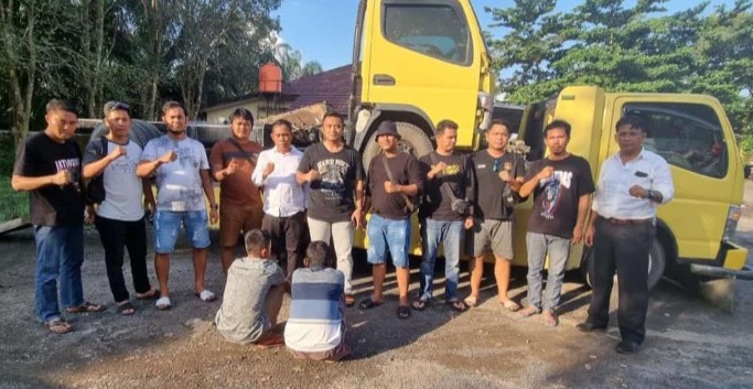 Truk Hasil Curian Dijual Rp38 Juta, Pelaku dan Penadah Diciduk di Riau