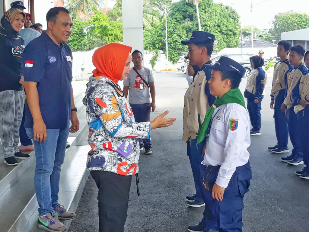 Lepas Kontingen Jumpa Bakti Gembira, Ketua PMI Lampung Ingatkan Hal Ini