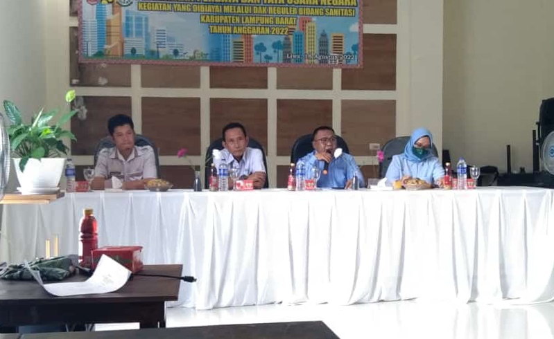 Pelaksana Program DAK Reguler Bidang Sanitasi di Lampung Barat Harus Tahu Ini 