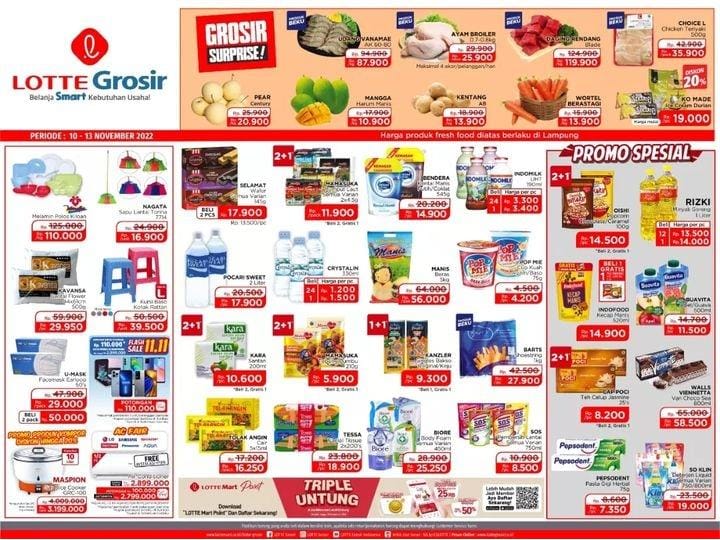 Promo Terbaru Lotte Grosir Lampung Hingga 13 November 2022