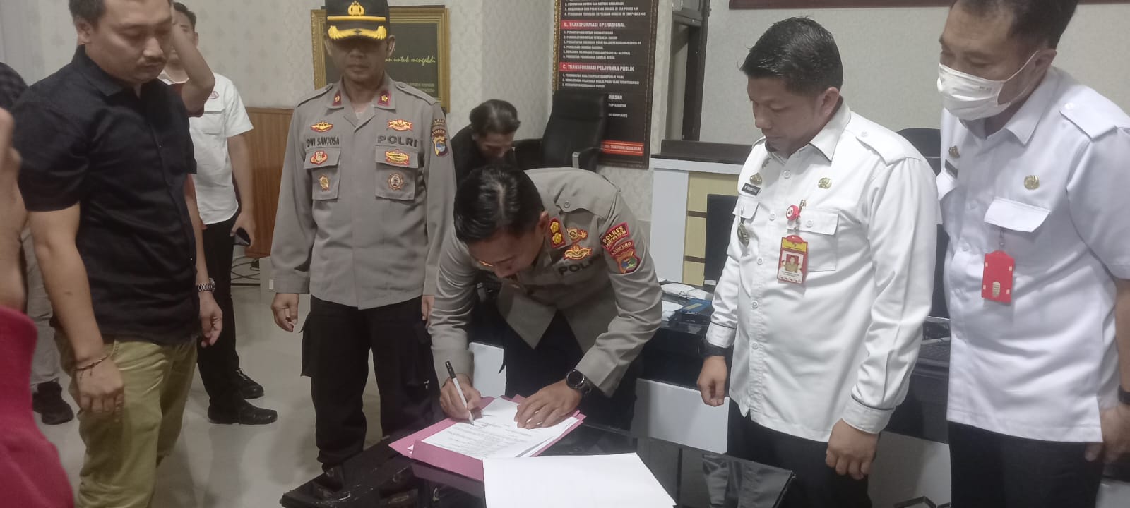Kasus Pungli Disdukcapil, Polres Lampung Utara Limpahkan Perkaranya ke APIP, Ini Alasannya !