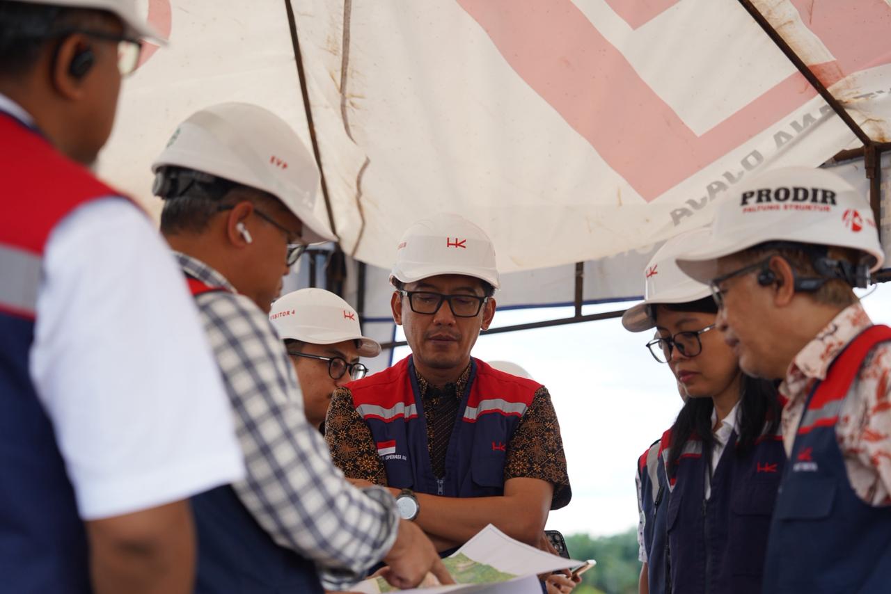 Hutama Karya Percepat Pembangunan Tol Palembang–Betung, Progres Konstruksi Tembus 81,99 Persen