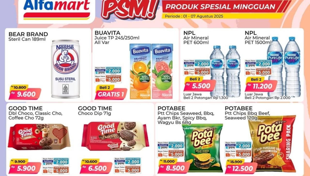 Promo Spesial Mingguan Edisi Akhir Pekan di Alfamart, Ini Katalog Lengkapnya
