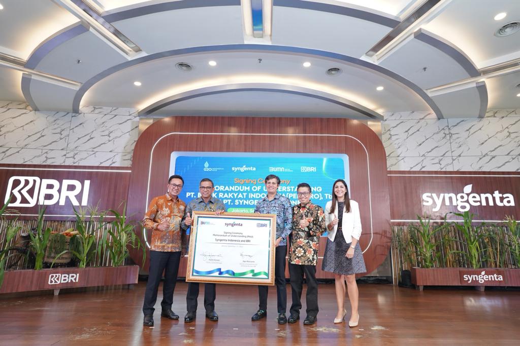 Dukung Pembiayaan Petani, BRI Kolaborasi dengan Syngenta Indonesia melalui CENTRIGO™ Farming Ecosystem