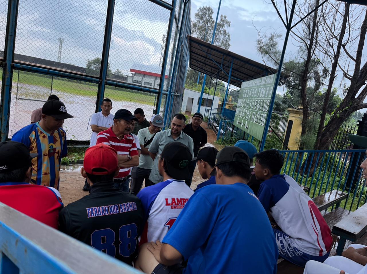 KONI Lampung Pantau Persiapan Baseball-Softball Hadapi PON 