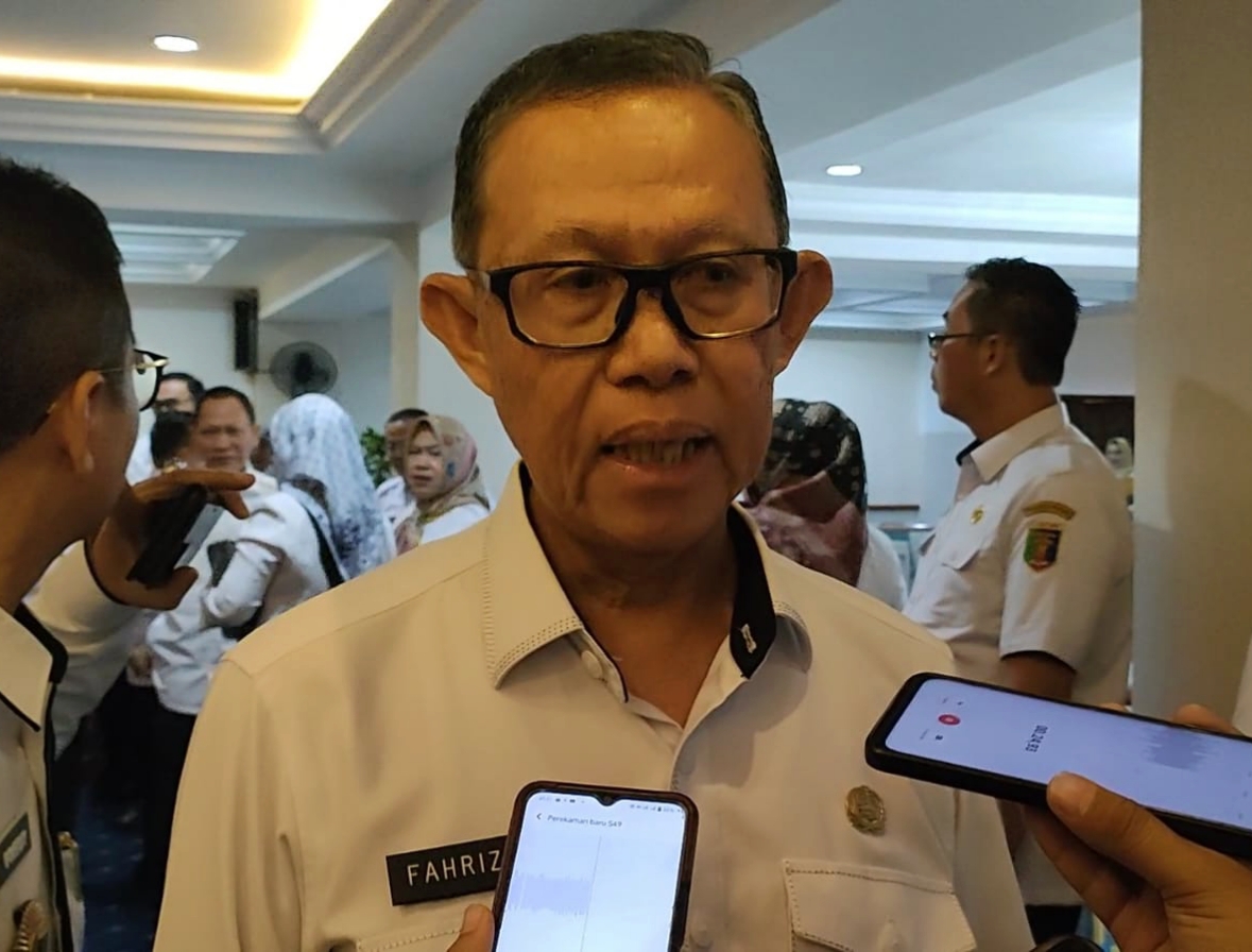 Hari Pertama Jadi Plh Gubernur Lampung, Fahrizal Darminto Kumpulkan Kepala OPD