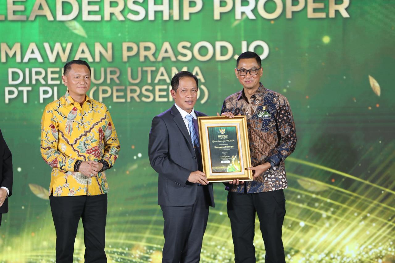 Dirut PLN Raih Green Leadership, PLN Borong 11 PROPER Emas KLH 2025