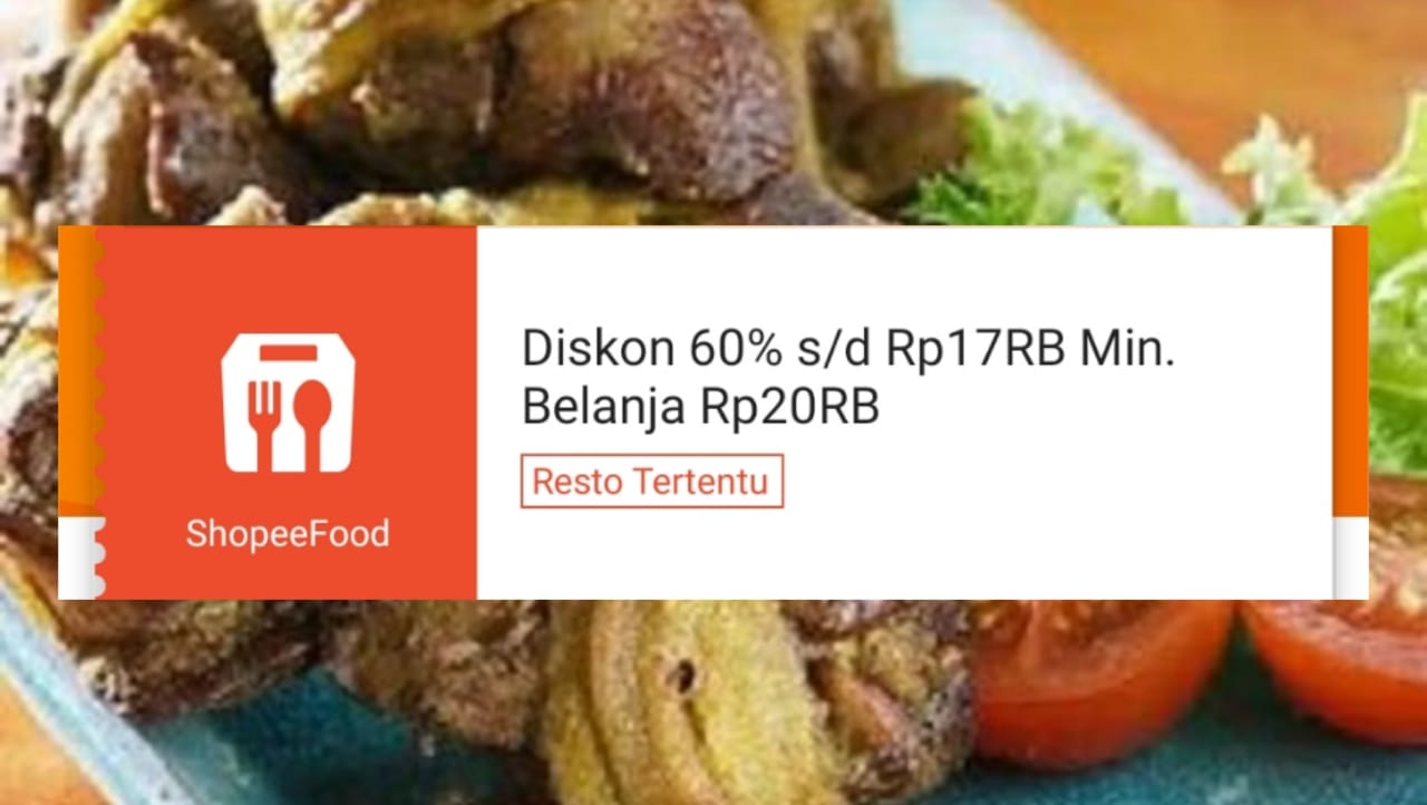 Diskon 60 Persen Dengan Promo ShopeeFood Hari Ini, Makan Siang di Awal Bulan Jadi Tetap Hemat!