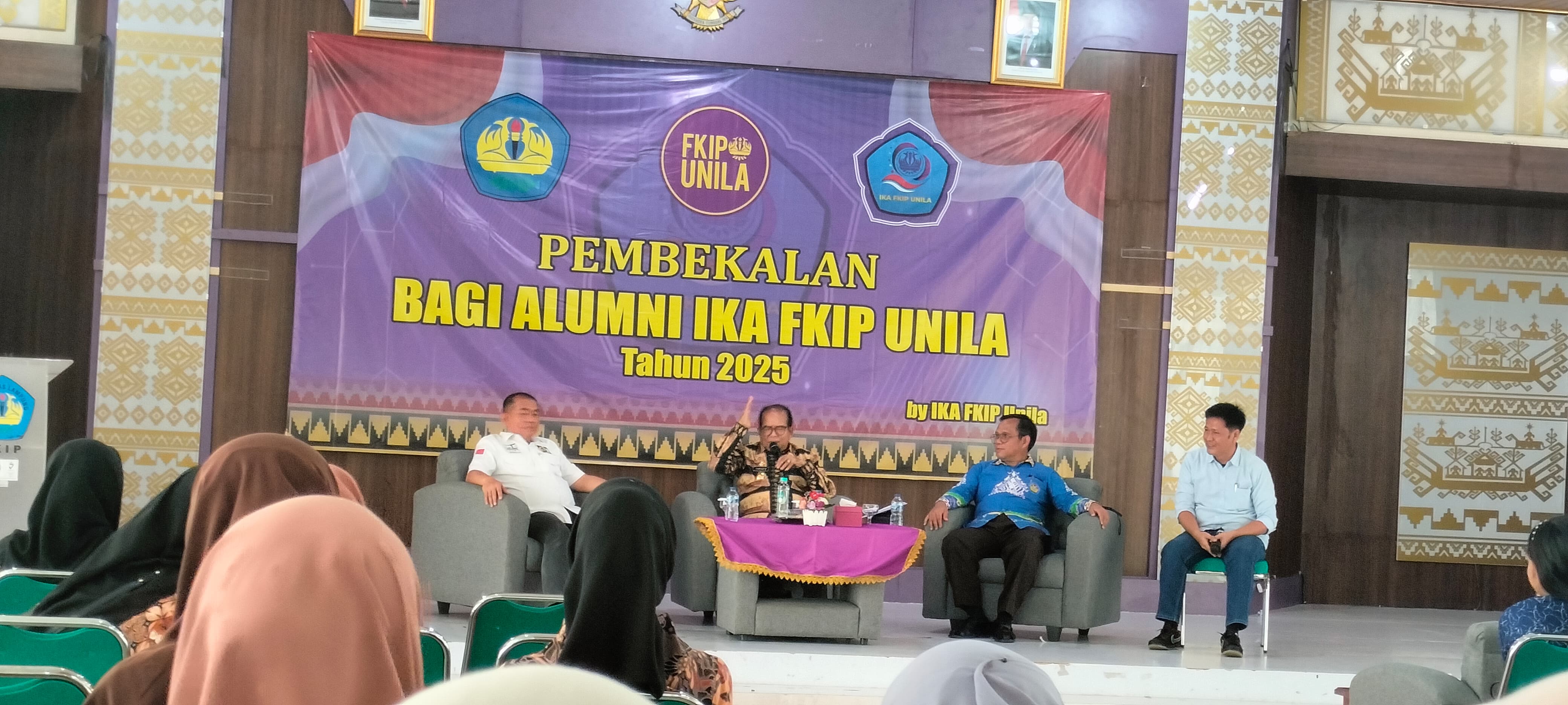 IKA FKIP Unila Beri Pembekalan Bagi Calon Alumni, PJ Gubernur Lampung : Jadilah Guru Beretika dan Berkarakter