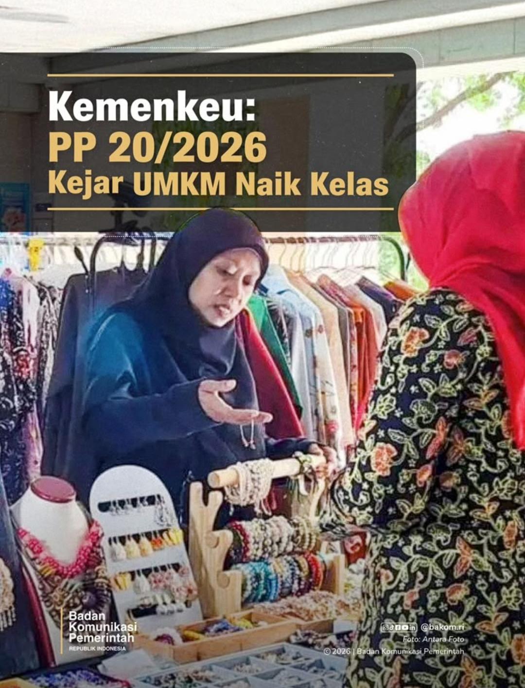 ​DJP Tegaskan Komitmen Dukung UMKM Naik Kelas Lewat PP Nomor 20/2026