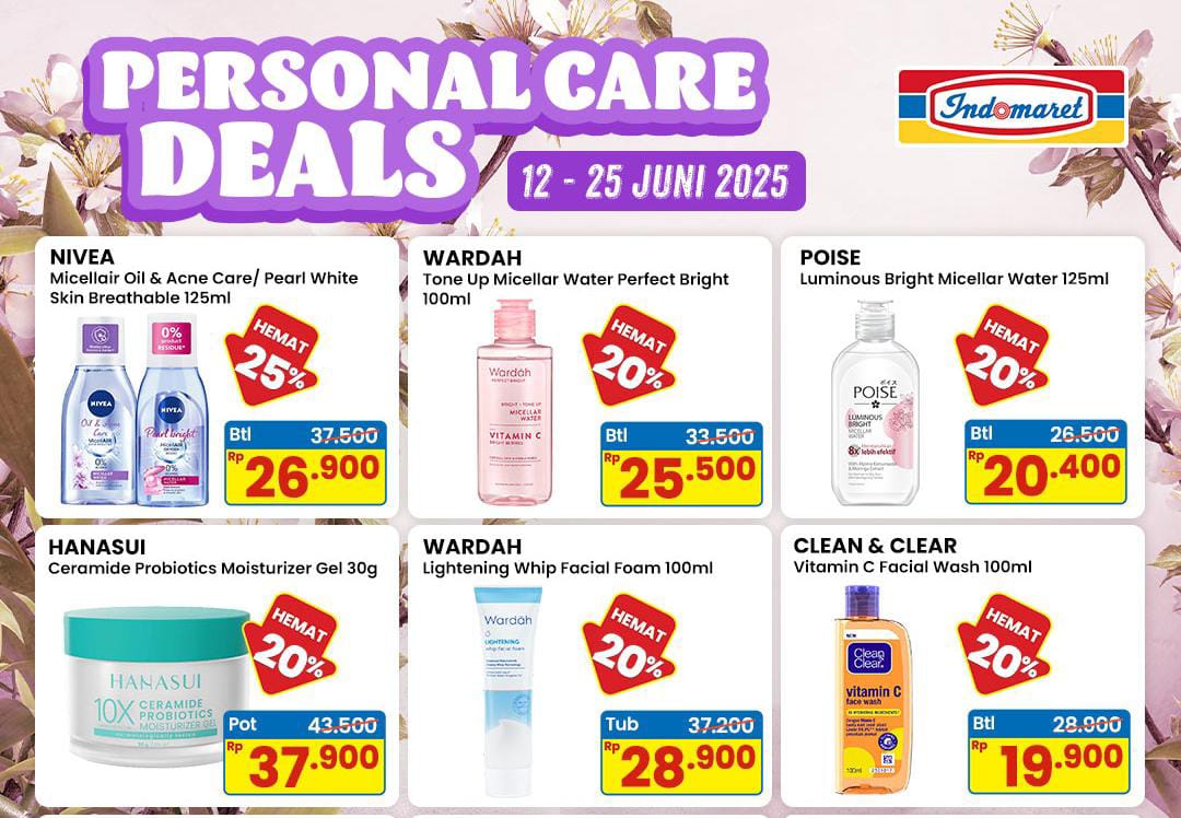 Promo Indomaret Spesial Personal Care, Ada Diskon Minggu 15 Juni 2025 Paling Hemat