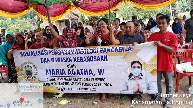 Fraksi Golkar DPRD Lamsel Ajak Warga Terapkan Ideologi Pancasila