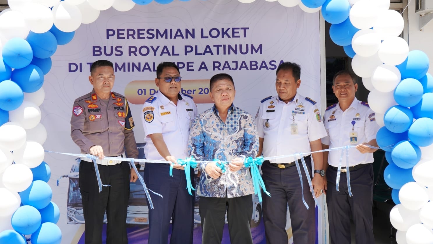 BPTD Kelas II Lampung Dukung Keberadaan Loket Bus Royal Platinum di Terminal Tipe A Rajabasa