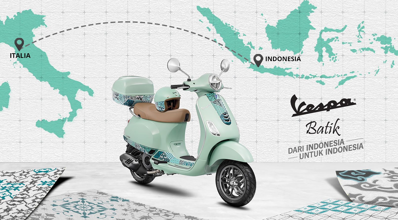 Indonesia Banget, Ini 5 Keistimewaan Vespa Batik LX 125 I Get yang Cocok untuk Anak Muda 