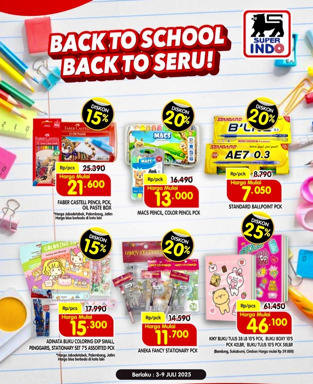 Hingga Besok, Promo Back To School Bersama Superindo, Diskon Up To 30 Persen