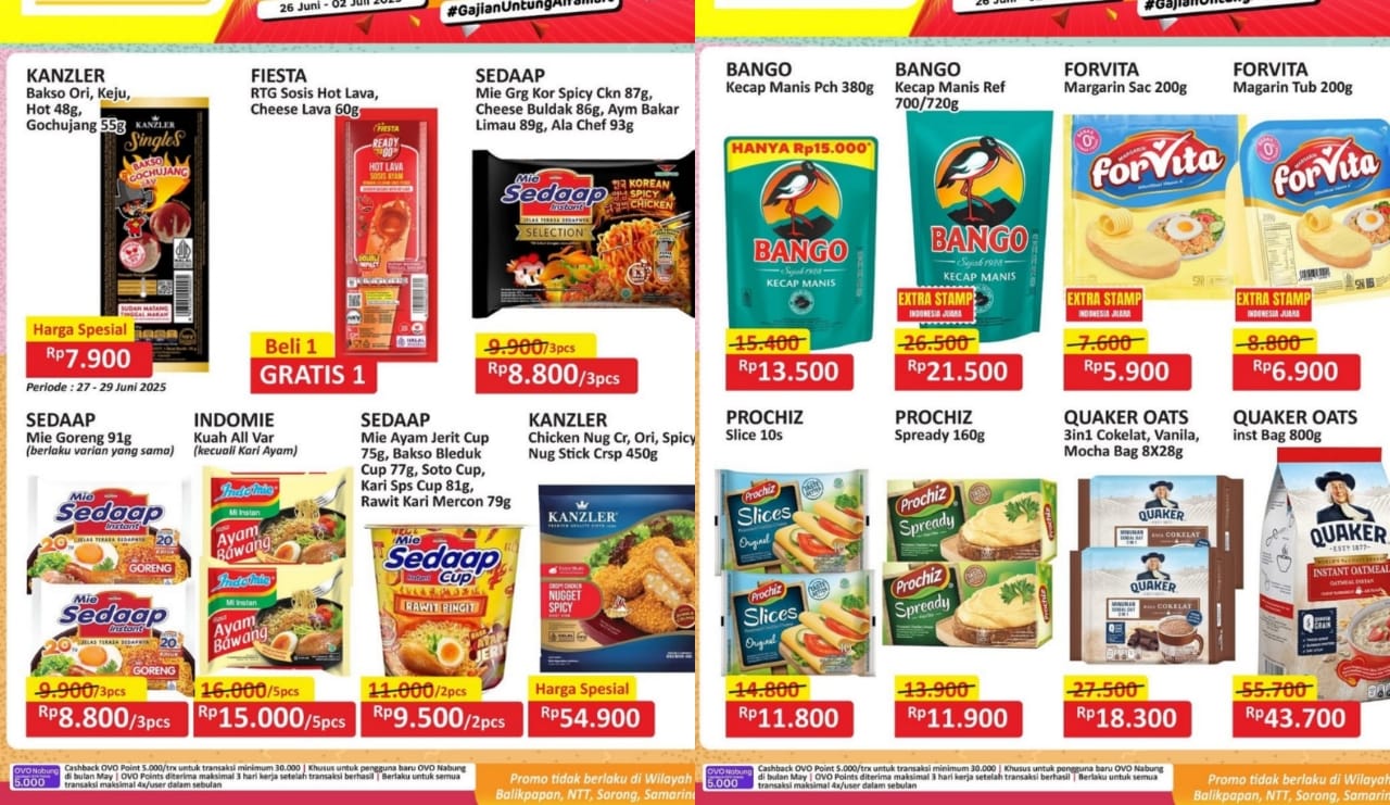 Promo Alfamart Hari Ini, Belanja Kebutuhan Dapur Super Irit Edisi Gajian Untung! Cek Katalognya