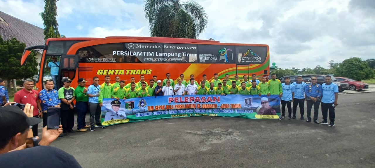 Persilamtim Wakili Lampung Pada Kompetisi Sepak Bola Piala Suratin U-17 di Surabaya