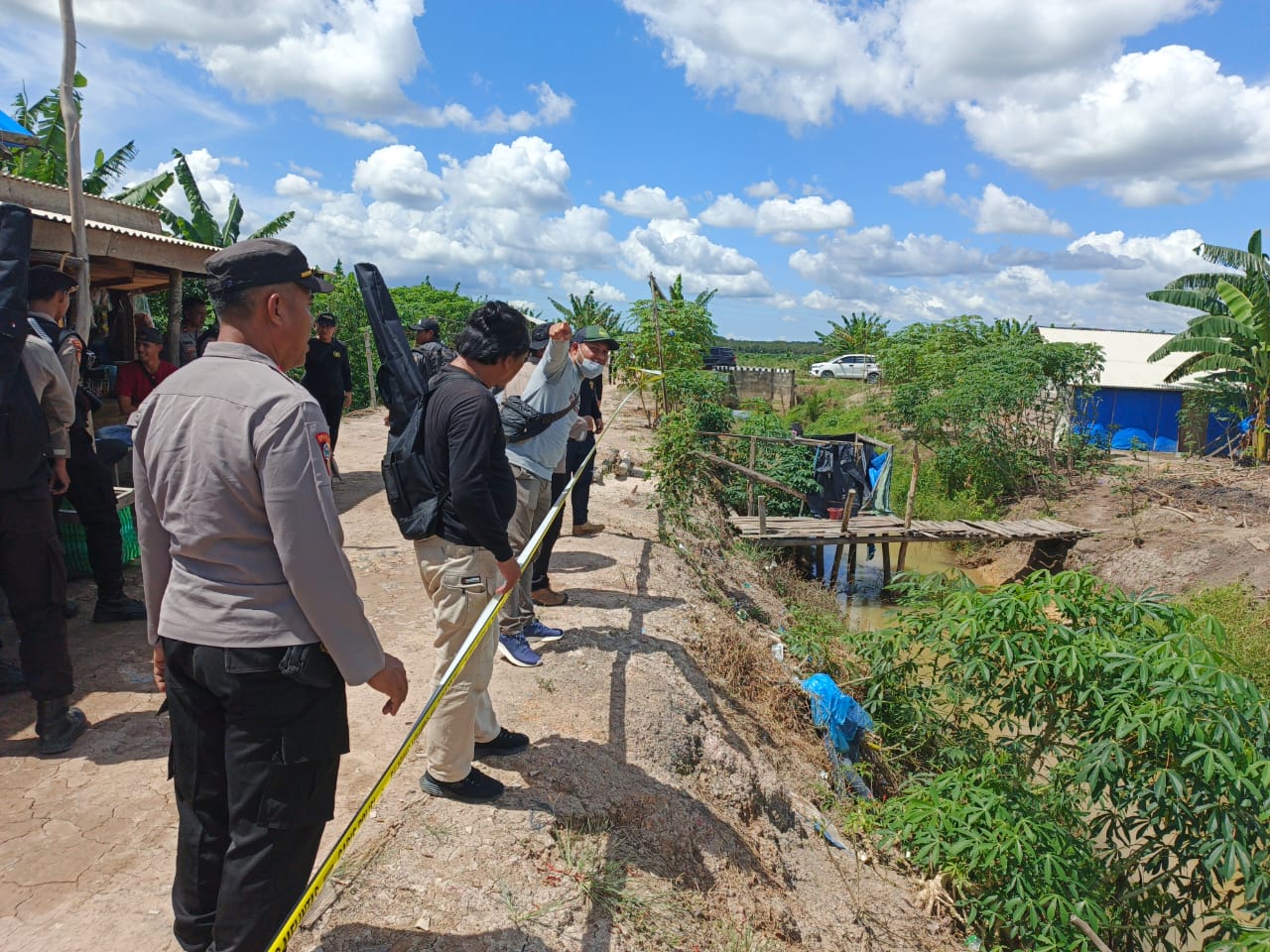 Polres Mesuji Segel Lahan HGU PT SIP, Delapan Perambah Dilaporkan
