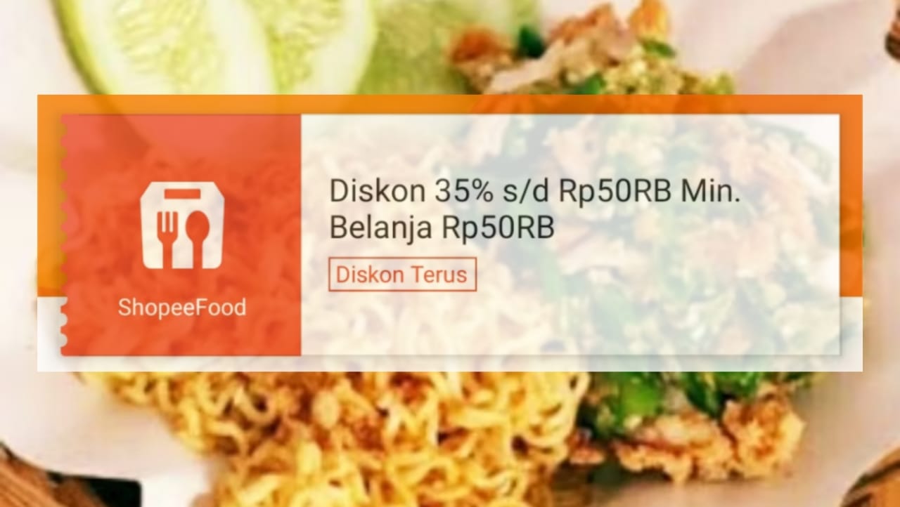 Diskon Terus! Gunakan Voucher Promo ShopeeFood dan Dapatkan Potongan Harga 35 Persen 