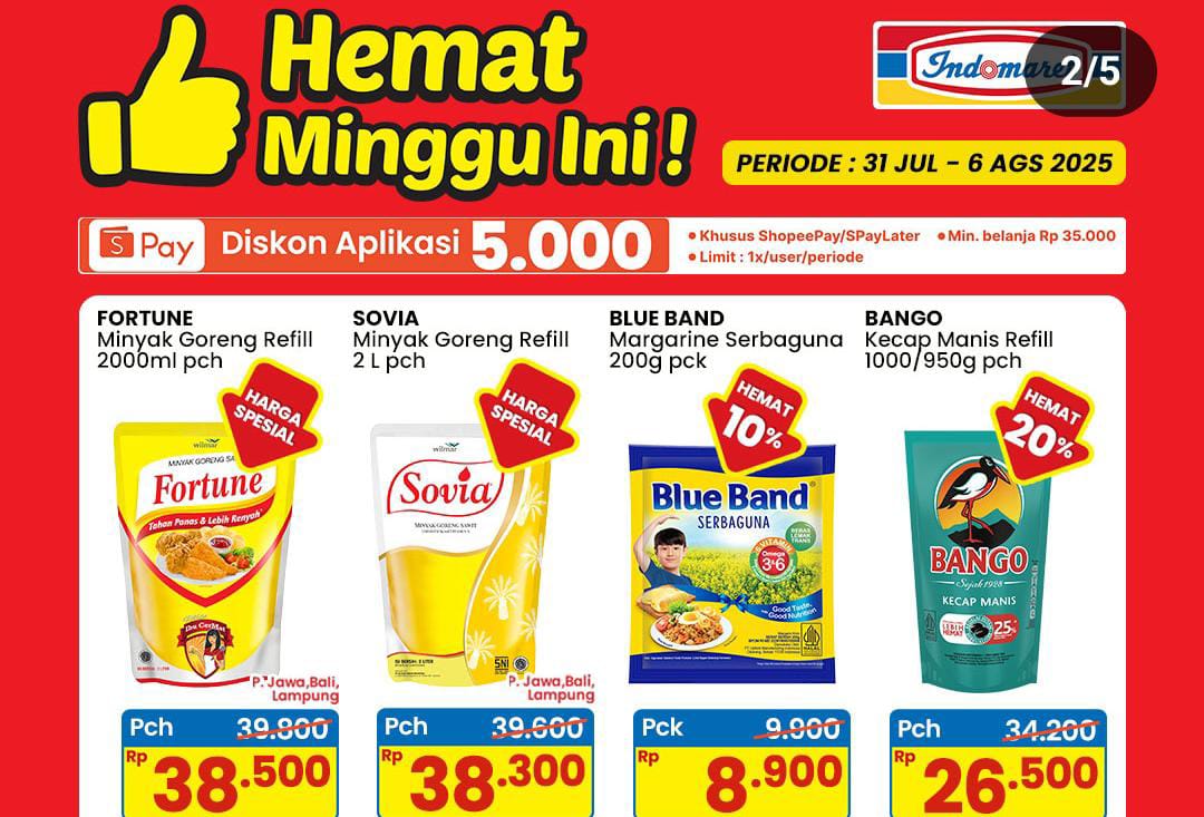 Katalog Promo Indomaret Hemat Minggu Ini! Pengguna Shopee Bisa Dapat Diskon Potongan Harga