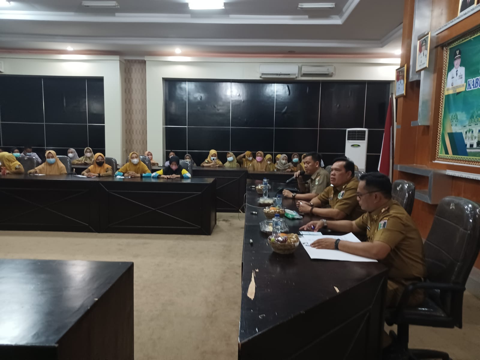 Ratusan TKS Puskesmas Lampung Timur Mengadukan Nasib Kepada Wakil Bupati dan DPRD, Ini Sebabnya