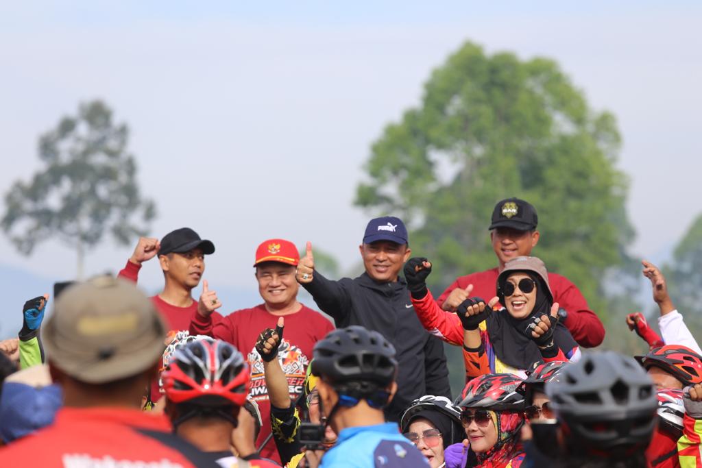 Ribuan Goweser Ramaikan Lampung Bersepeda ke-27 di Lampung Barat