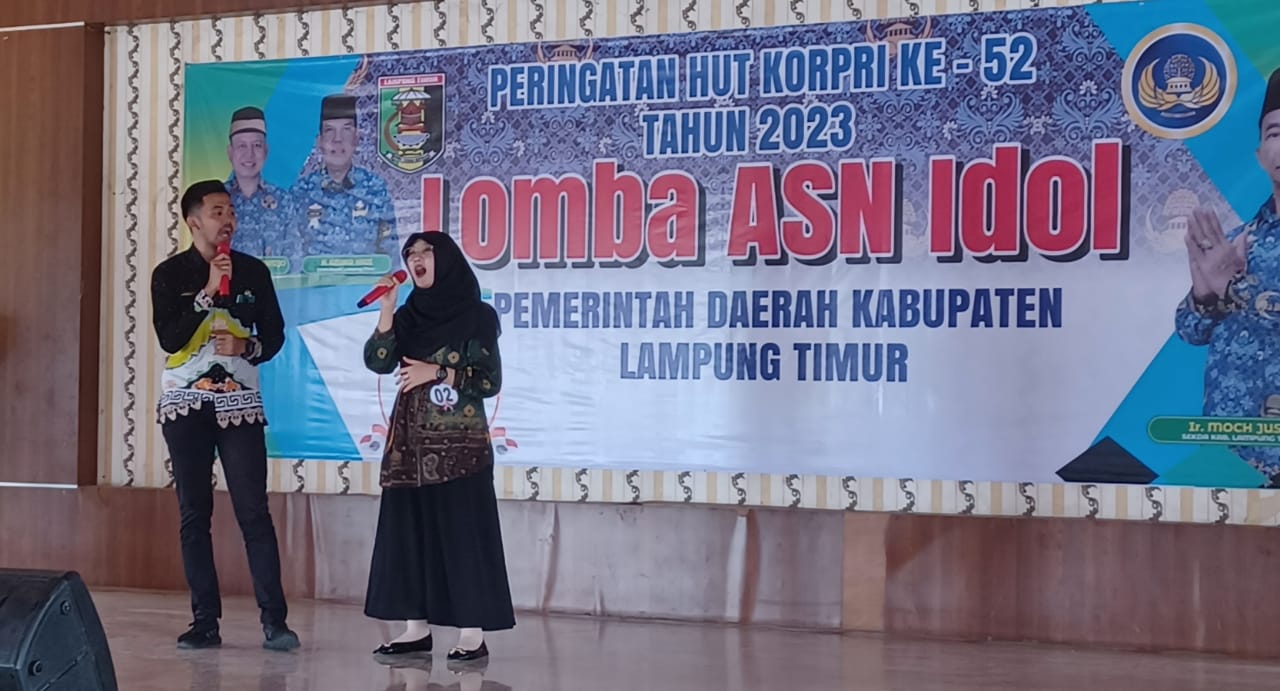 Peringati HUT Korpri ke 52, Lampung Timur Gelar ASN Idol