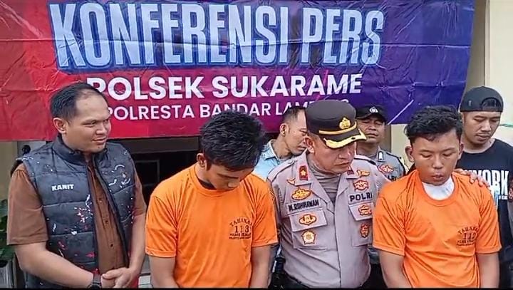 Polisi Tangkap Dua Remaja Lamsel, Rudapaksa Gadis Dibawah Umur Hingga Ancam Sebar Vidio Asusila