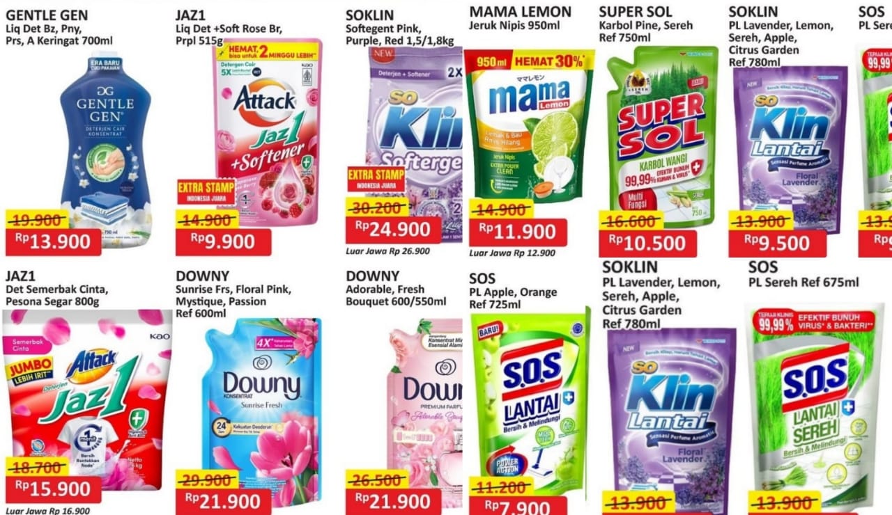 Gajian Untung! Belanja Murah Deterjen Hingga Pembersih Lantai Dengan Promo Home Care Alfamart, Cek Katalognya