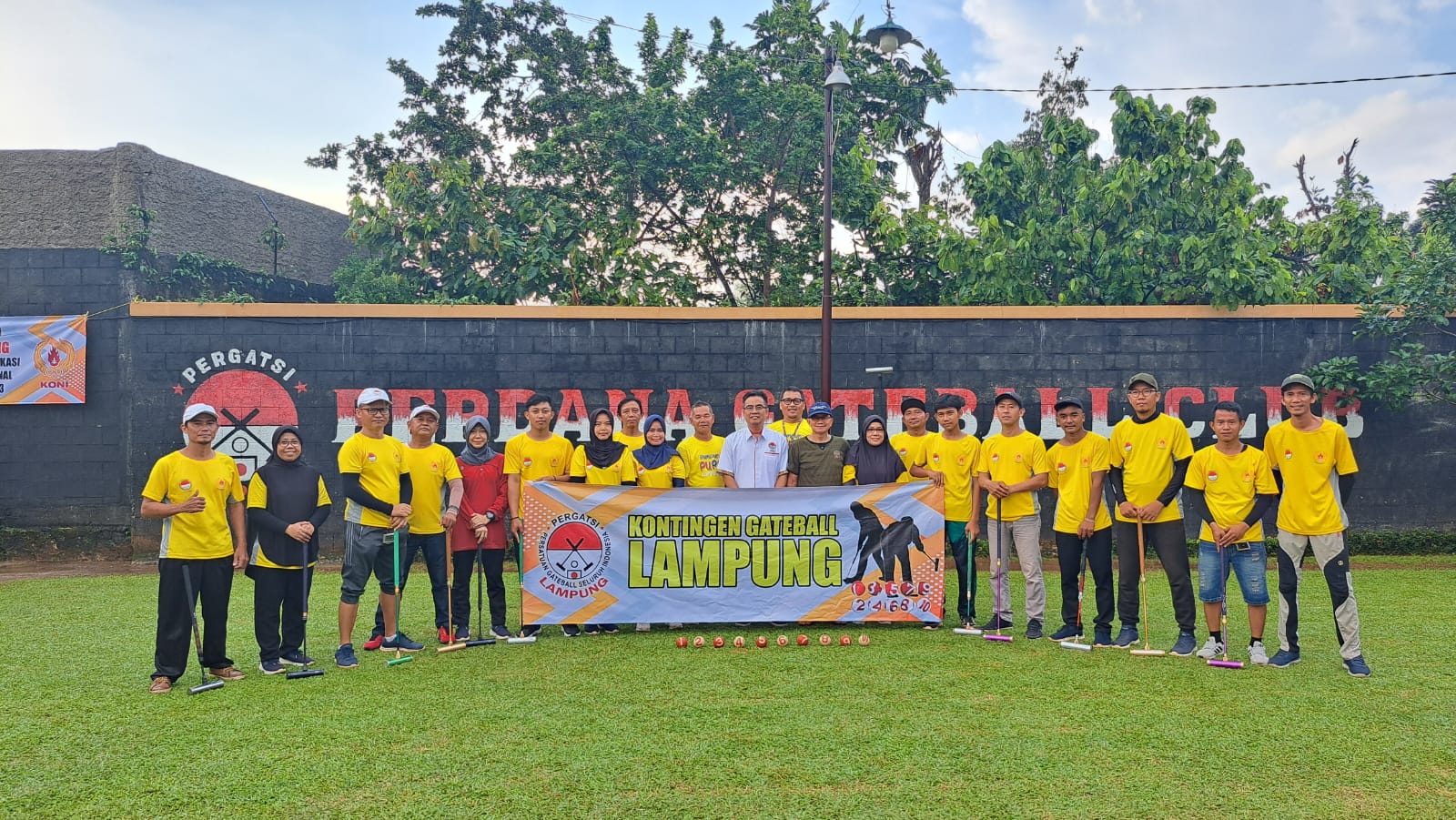 Kontingen Gateball Lampung Berlaga di Babak Kualifikasi PON 2024