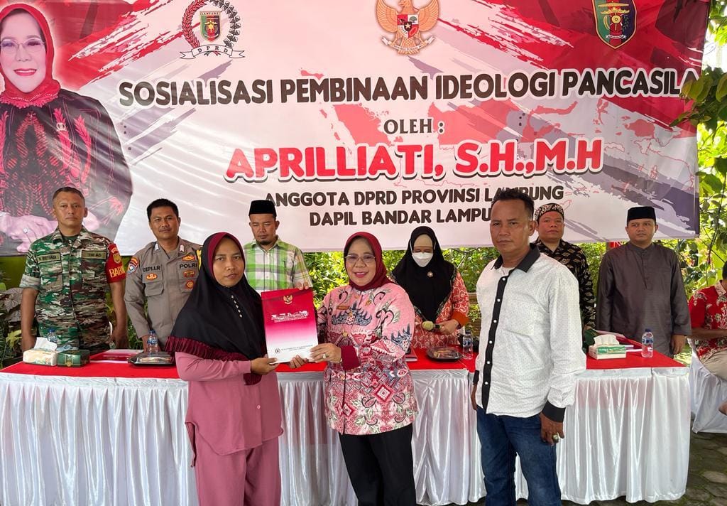 Anggota Komisi V DPRD Lampung Ajak Masyarakat Bentengi Diri dan Keluarga dengan Pancasila 