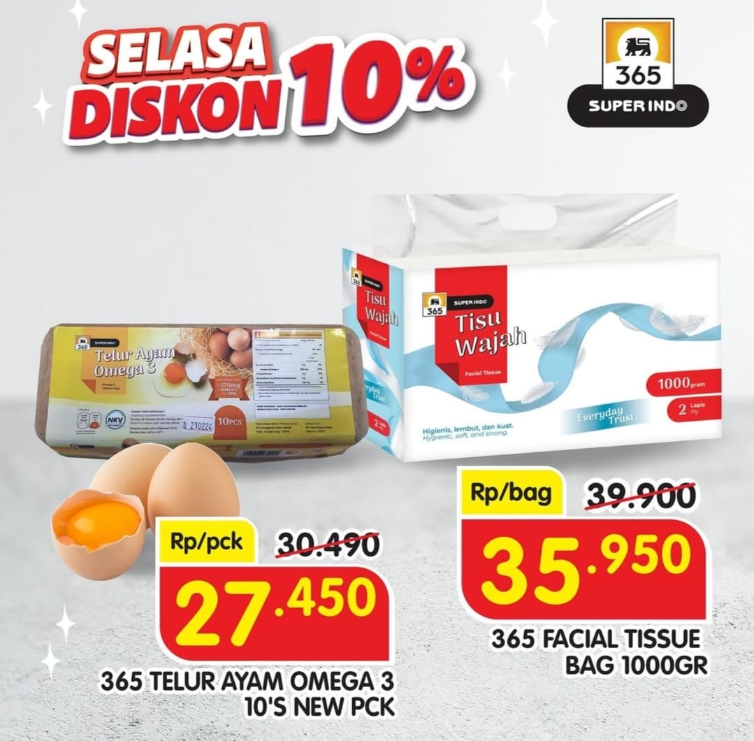 Selasa Diskon 10 Persen Superindo! Promo Home Care Hingga Belanja Murah Sembako