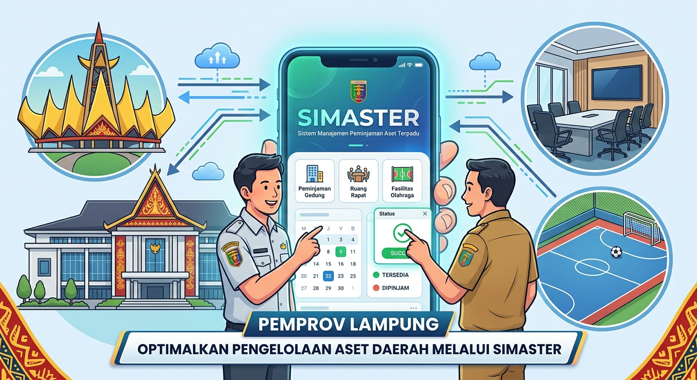 SIMASTER Permudah Peminjaman Aset di Lingkungan Pemprov Lampung