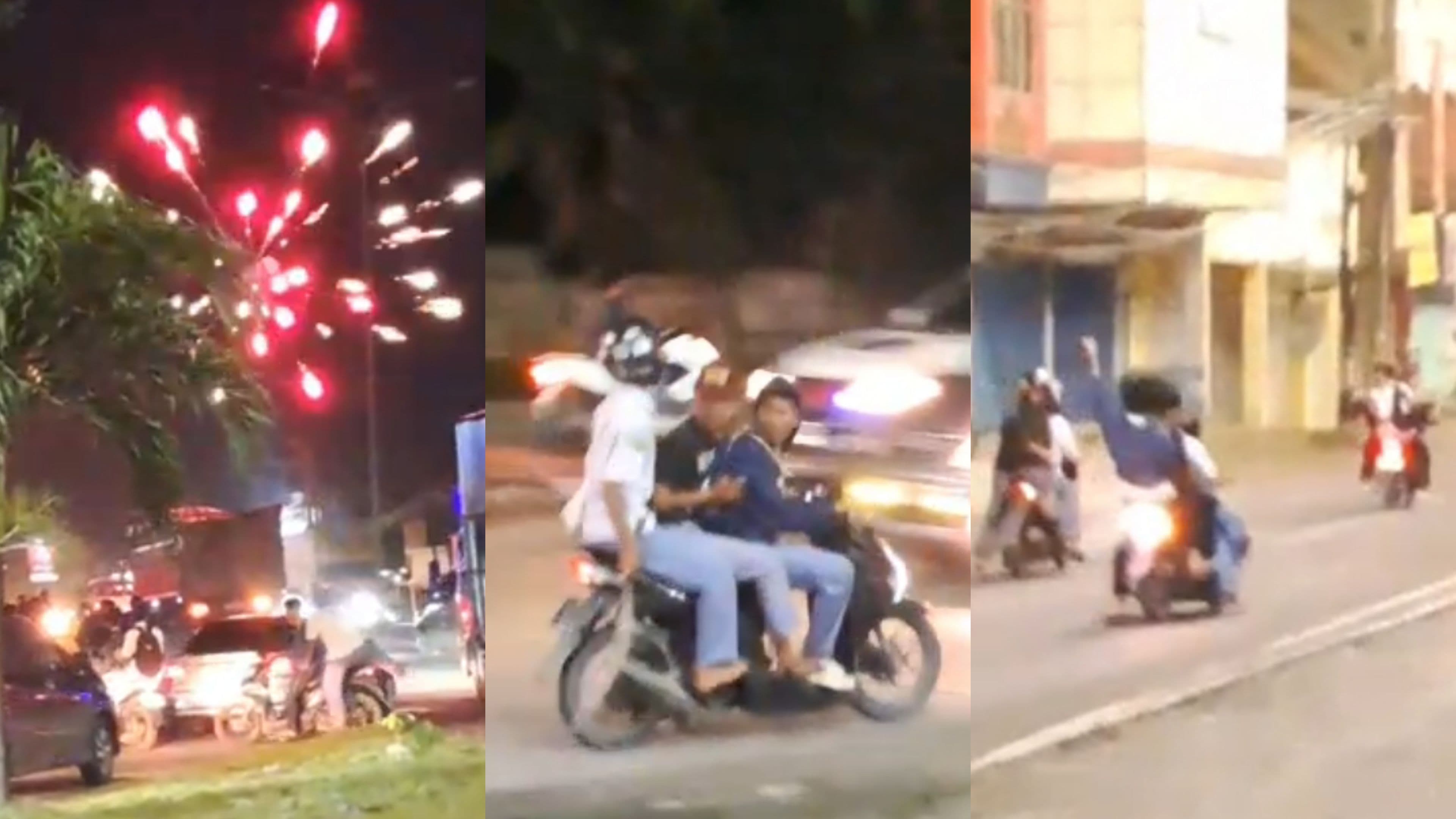 Tawuran Pelajar di Bawah Fly Over Kalibalau Kencana Bandar Lampung Gegerkan Masyarakat Sekitar