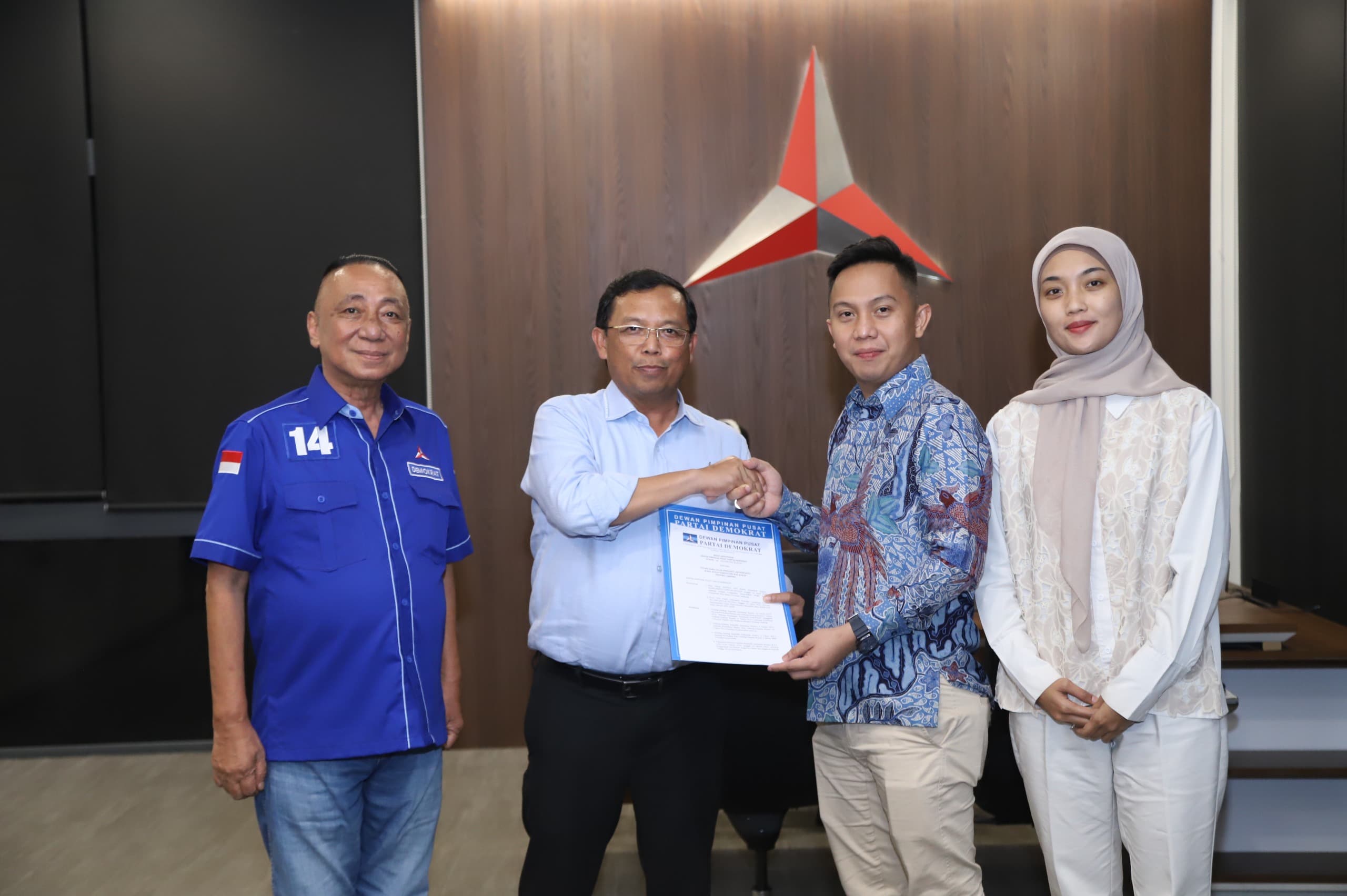 Galang Putra Resmi Kantongi SK DPP Partai Demokrat tentang Usulan Wakil Bupati Way Kanan