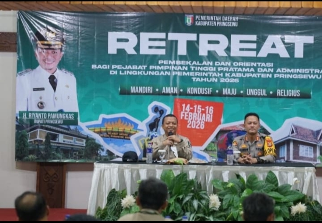 Bupati Pringsewu Buka Retreat Pembekalan Dan Orientasi Bagi Pejabat Pimpinan Tinggi Pratama Dan Administrator 