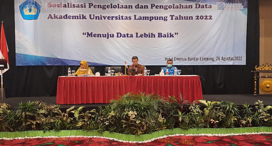 BAK Unila Sosialisasi Tata Kelola Data Lebih Integritas 