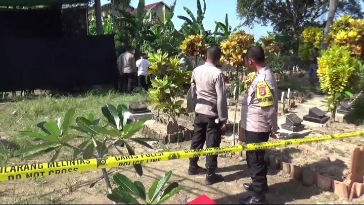 Polisi Ekshumasi Jenazah IRT Diduga Korban Pembunuhan Suami di Teluk Betung Timur