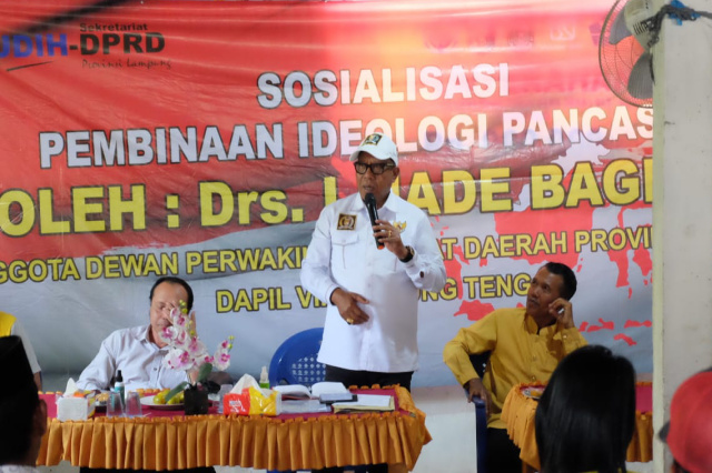 Pimpinan Komisi II DPRD Lampung Junjung Tinggi Nilai Pancasila 