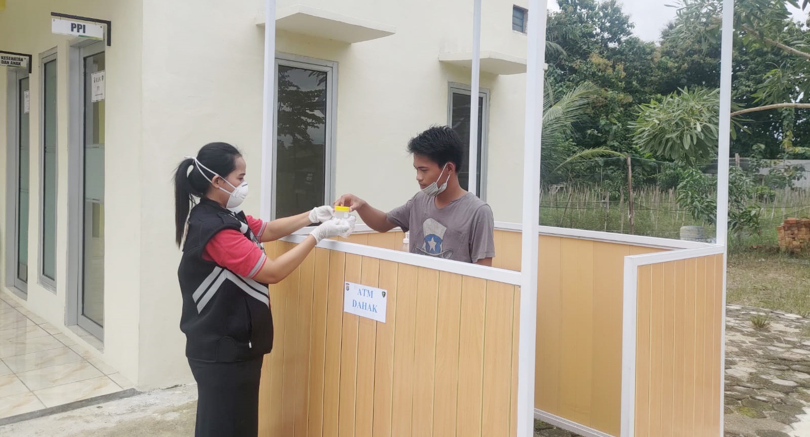 Pertama di Jajaran Polda Lampung, Polres Tulang Bawang Buat ATM Dahak 