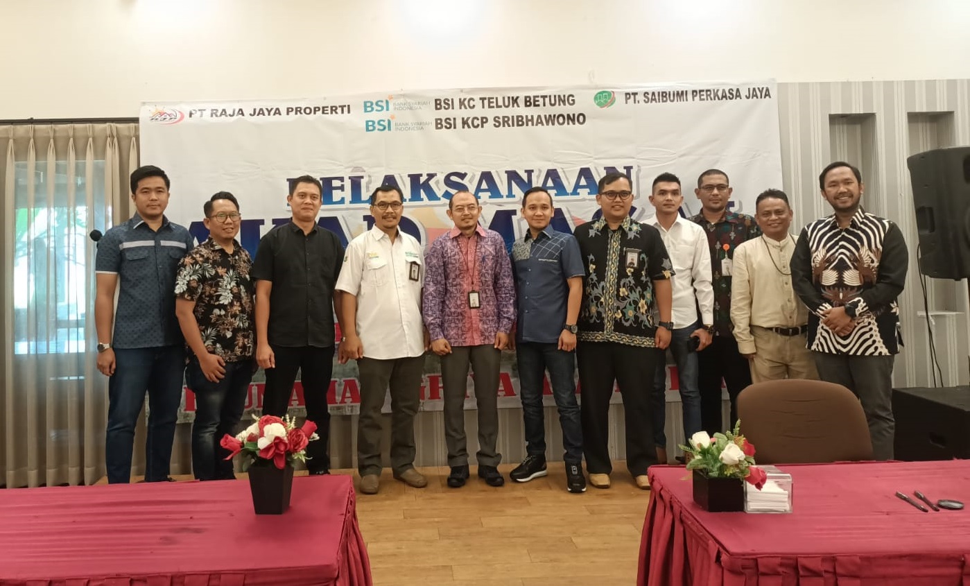 BSI Lampung Gelar Akad Massal KPR Subsidi FLPP 2022 Bersama PT Saibumi Perkasa Jaya dan PT Raja Jaya Properti