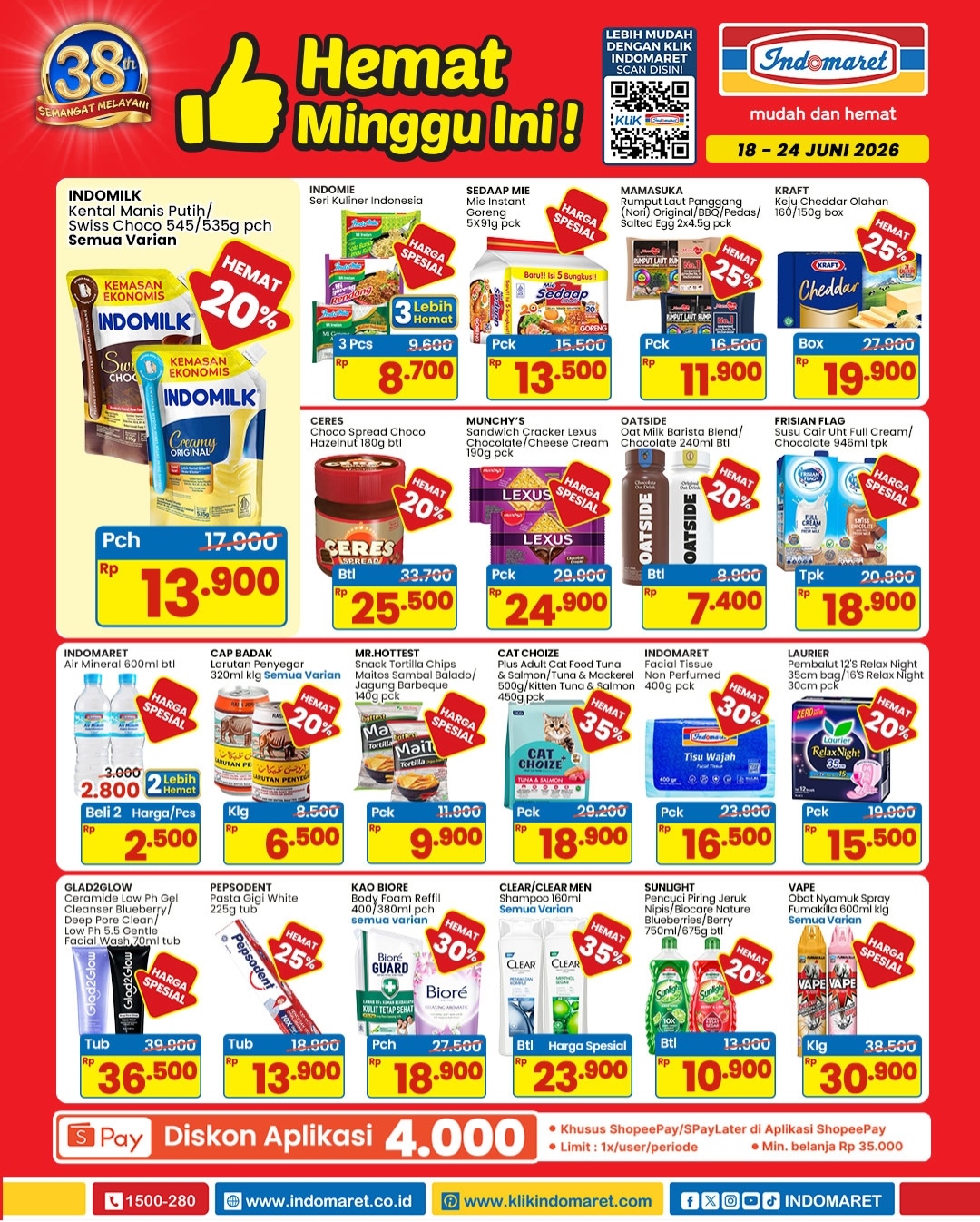 Promo Hemat Minggu Ini Indomaret Segera Berakhir, Cek Daftar Produk Diskonnya
