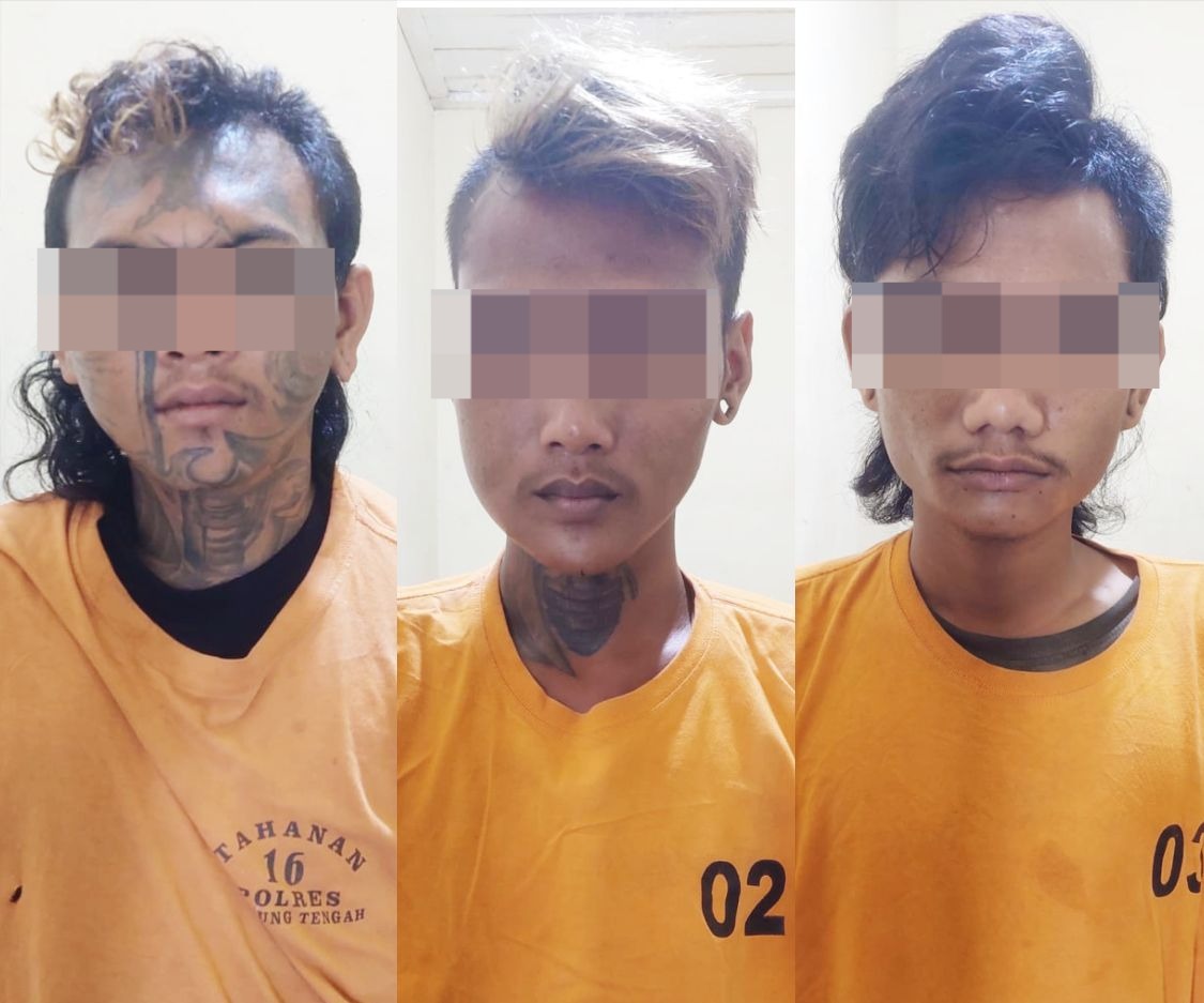 Polsek Seputih Banyak Ungkap Kasus Pengeroyokan, 3 Pelaku Diamankan