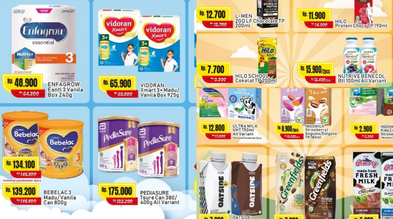Belanja Murah Kategori Milk Fair di Alfamart, Ada Diskon Hingga 30 Persen, Borong Sekarang!