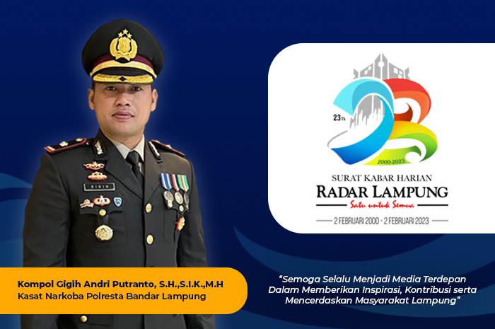 Kompol Gigih Andri Putranto: Selamat Hari Jadi Radar Lampung ke-23