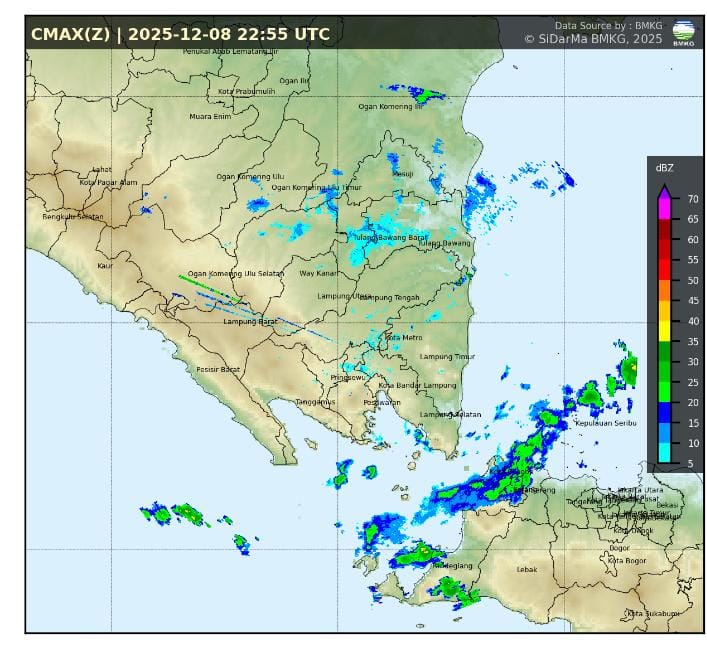 BMKG Warning! Lampung Diguyur Hujan Panjang Hari Ini